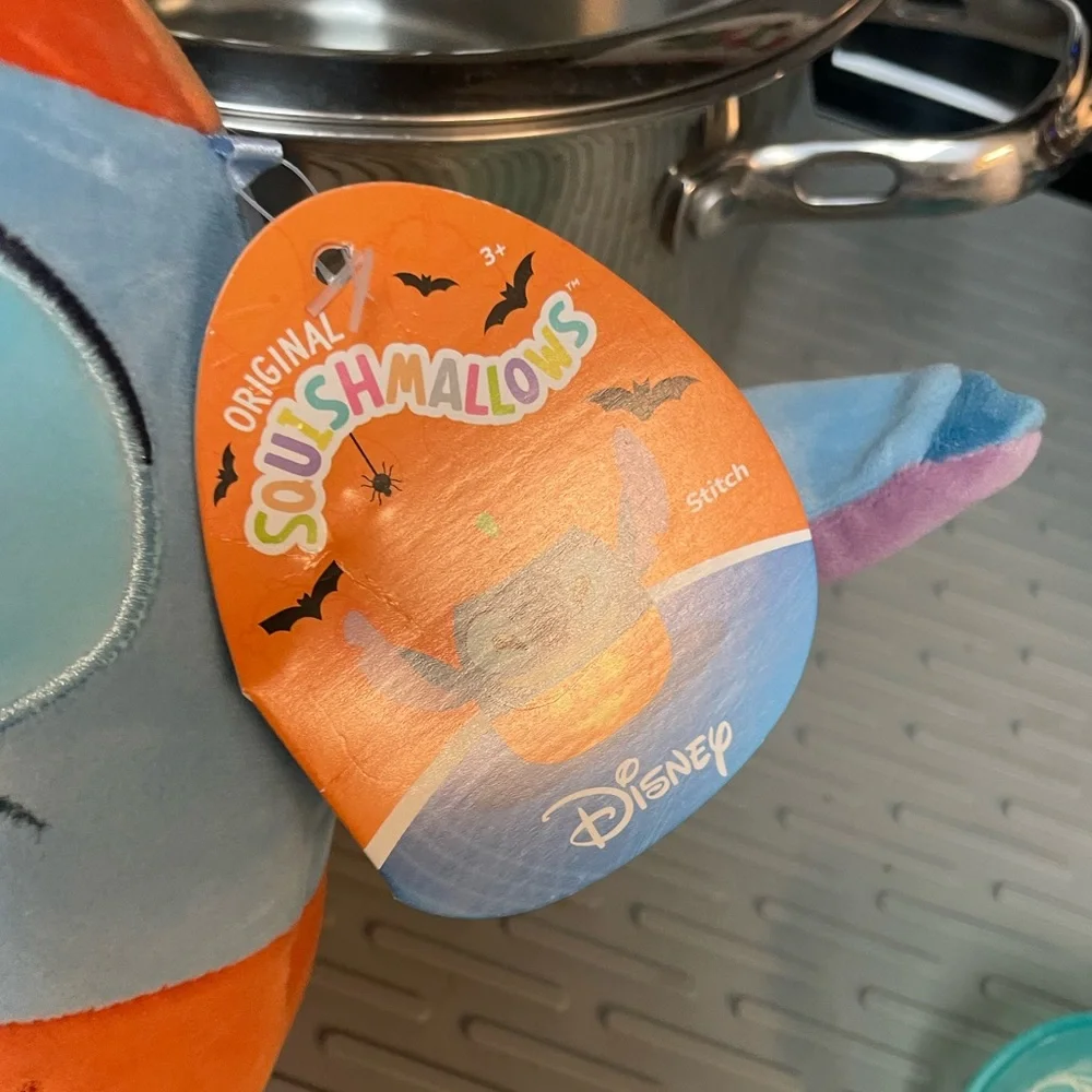 Squishmallows Disney Stitch In Pumpkin 8 inch, NWT